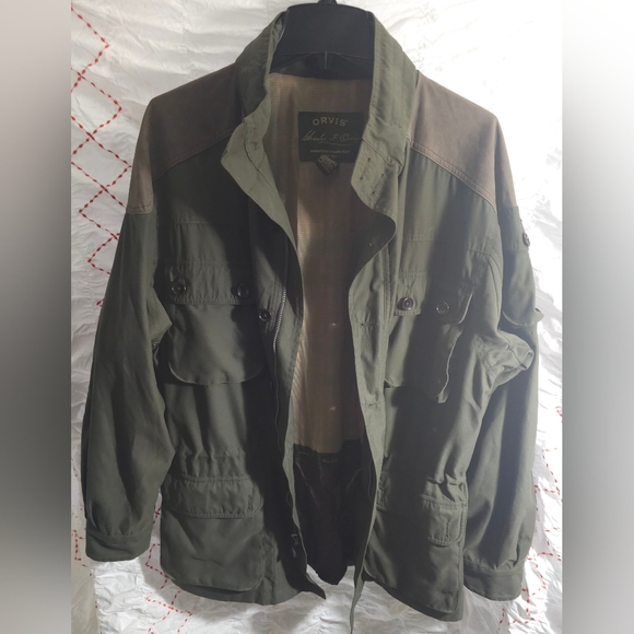 Orvis Men's Green Military Jacket - Picture 1 of 10